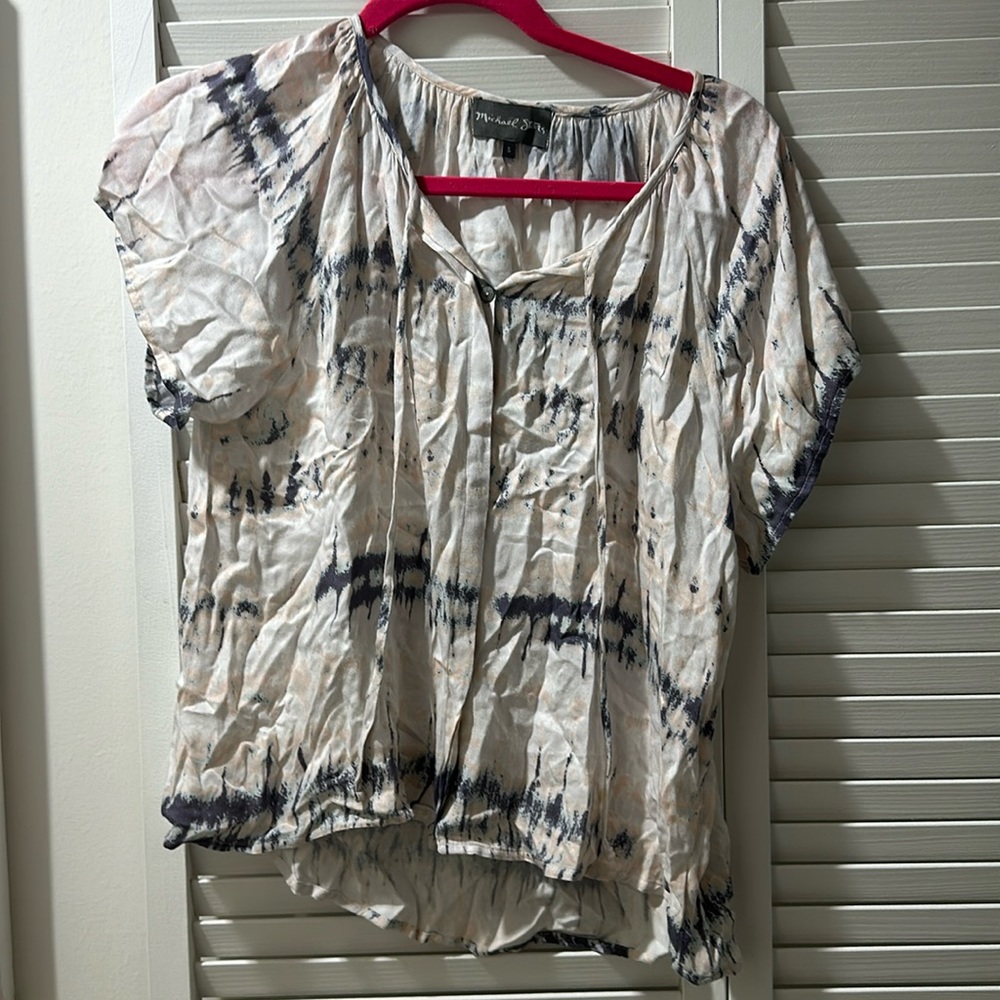 Michael stars tie dye top